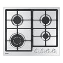 Haier 60cm Gas on Steel Cooktop HCG604WFCX3, Front View