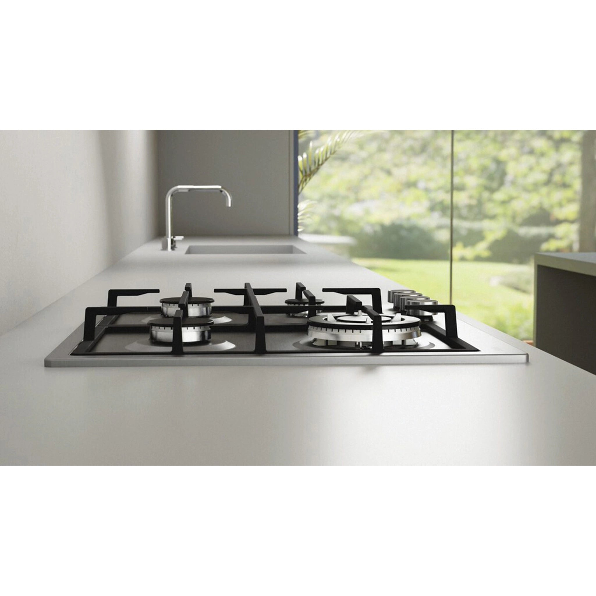 Haier 60cm Gas on Steel Cooktop HCG604WFCX3, Lifestyle View