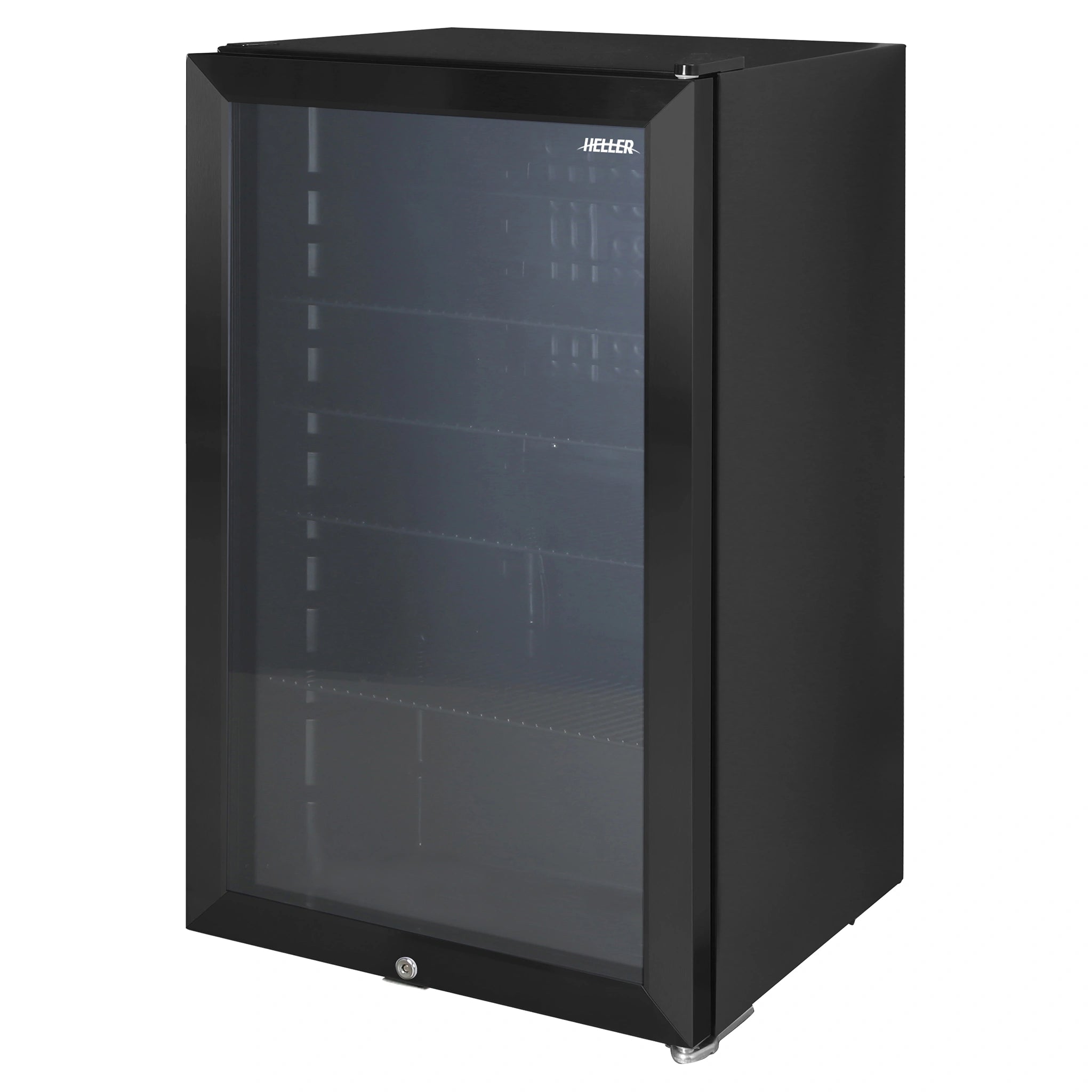 Heller HBC98 98L Black Beverage Cooler Café Bar Fridge