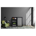 Heller 98L Black Beverage Cooler Café Bar Fridge HBC98, Lifestyle View