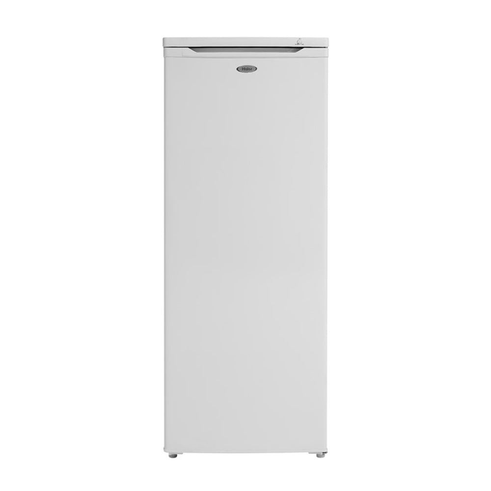 Haier HFZ175 175L Upright Freezer White, Front view