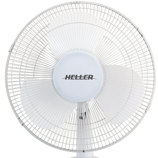 Heller HHDF30S White Desk Fan Speed Settings Tilt Adjustable