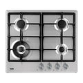 Beko HIMW64225SX 60cm Natural Gas Cooktop, Top view
