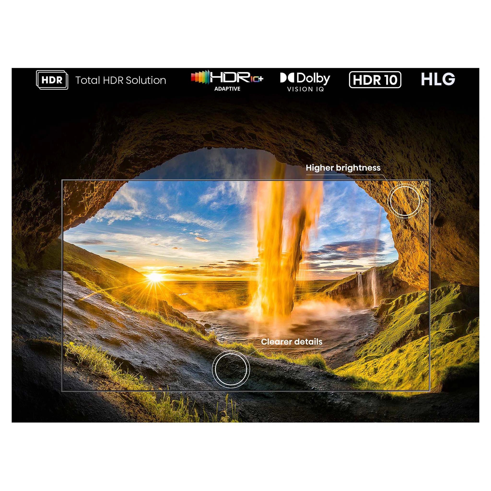 Hisense 100 Inch U6QAU PRO ULED MiniLED 4K Smart TV 100U6QAUPRO, HDR Solution Feature