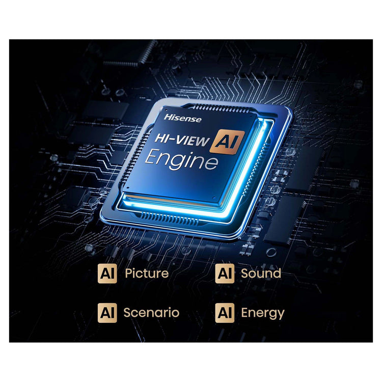 Hisense 100 Inch U6QAU PRO ULED MiniLED 4K Smart TV 100U6QAUPRO, Hi View Ai Engine Pro Feature