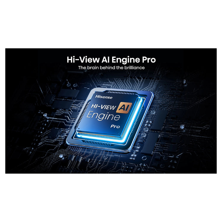Hisense 100 Inch ULED MiniLED 165Hz 4k TV 100U6SAU, Ai Engine Pro Feature