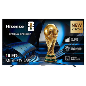 Hisense 100 Inch ULED MiniLED 165Hz 4k TV 100U6SAU, Front View