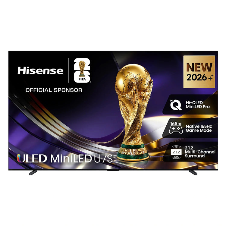 Hisense 100 Inch ULED U7SAU Hi-QLED Mini LED Pro Smart TV 100U7SAU, Front View