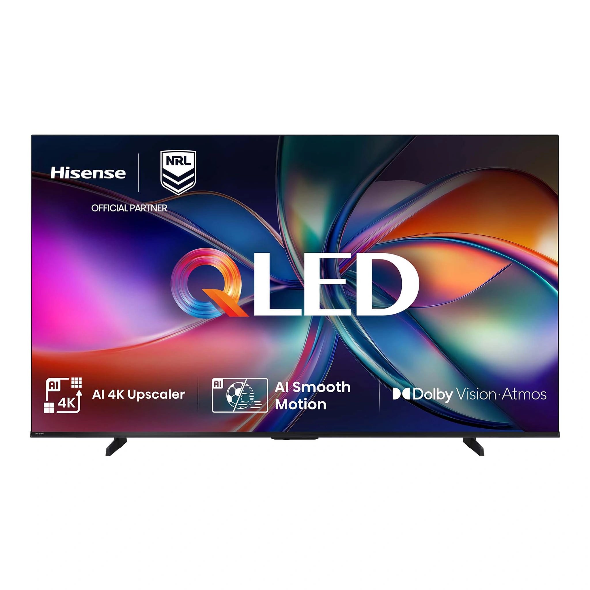 Hisense 43 Inch Q6QAU 4K Smart QLED TV 43Q6QAU, Front View