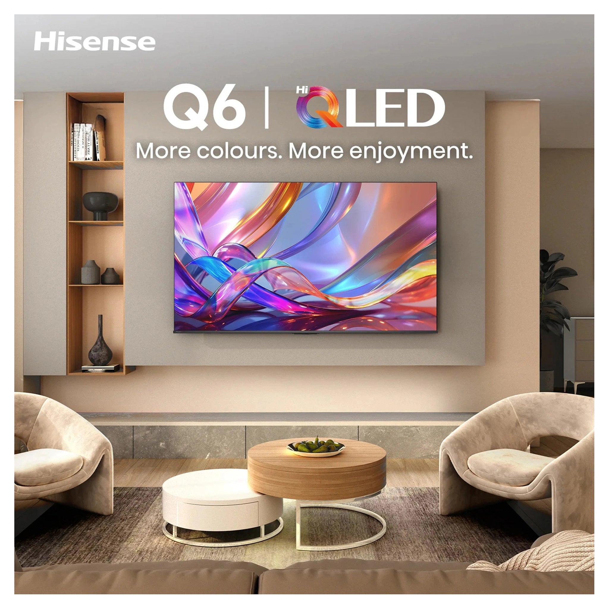 Hisense 43-Inch Q6SAU Hi-QLED 4K Smart Television 43Q6SAU, Features