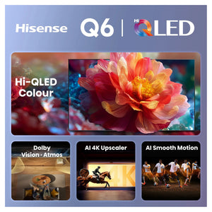 Hisense 43-Inch Q6SAU Hi-QLED 4K Smart Television 43Q6SAU, Features