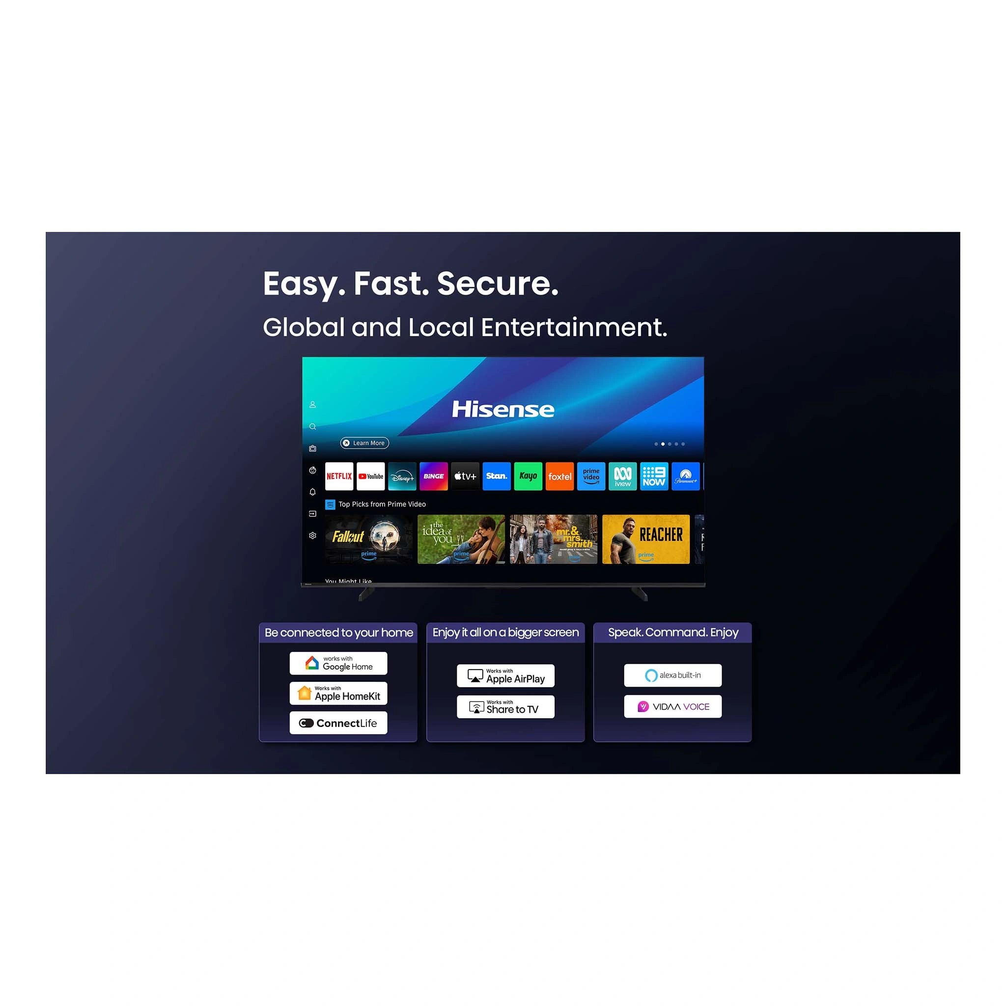 Hisense 50 Inch Q6QAU 4K Smart QLED TV 50Q6QAU, Feature 7