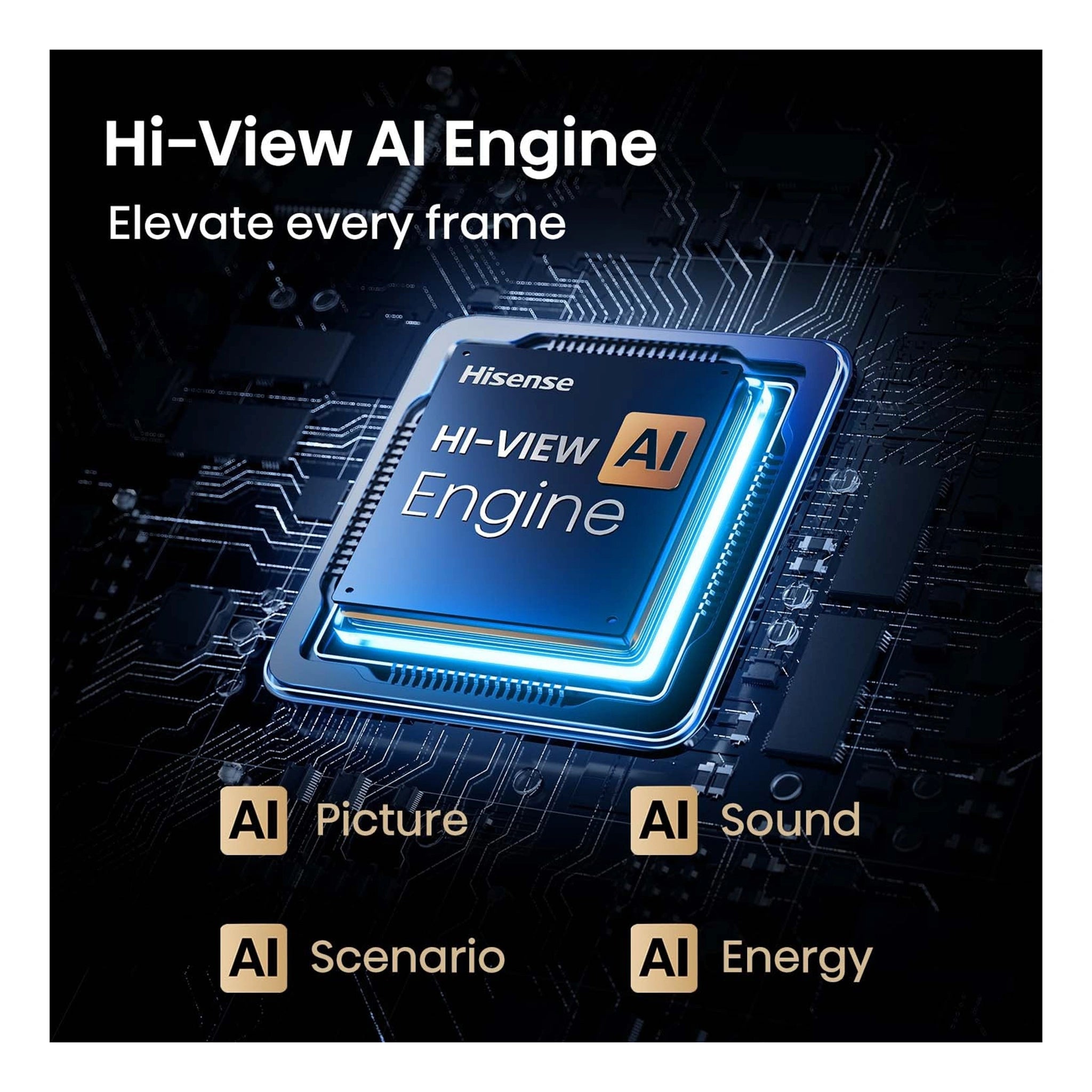 Hisense 50U6QAUPRO 50 inch PRO 4K ULED Mini-LED Smart TV