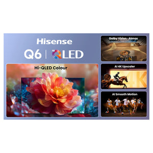 Hisense 55-Inch Q6SAU Hi-QLED 4K Smart Television 55Q6SAU, Features