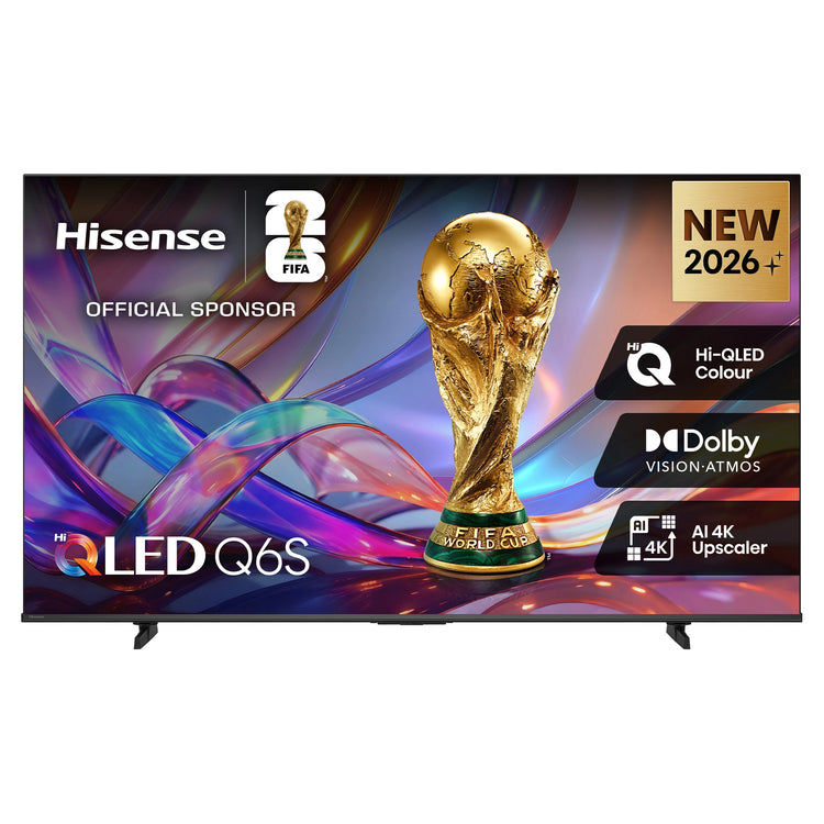 Hisense 55-Inch Q6SAU Hi-QLED 4K Smart Television 55Q6SAU, Front View