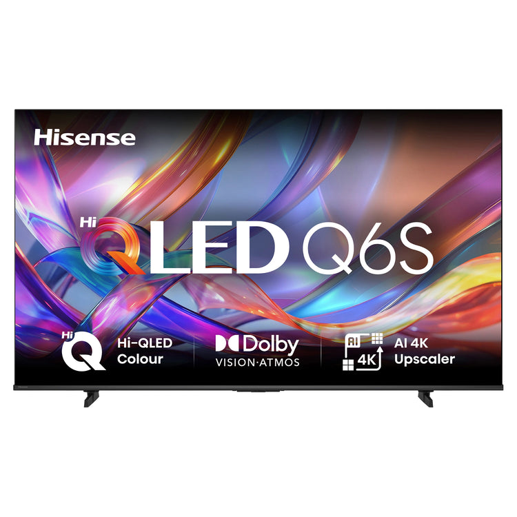 Hisense 55-Inch Q6SAU Hi-QLED 4K Smart Television 55Q6SAU, Front View