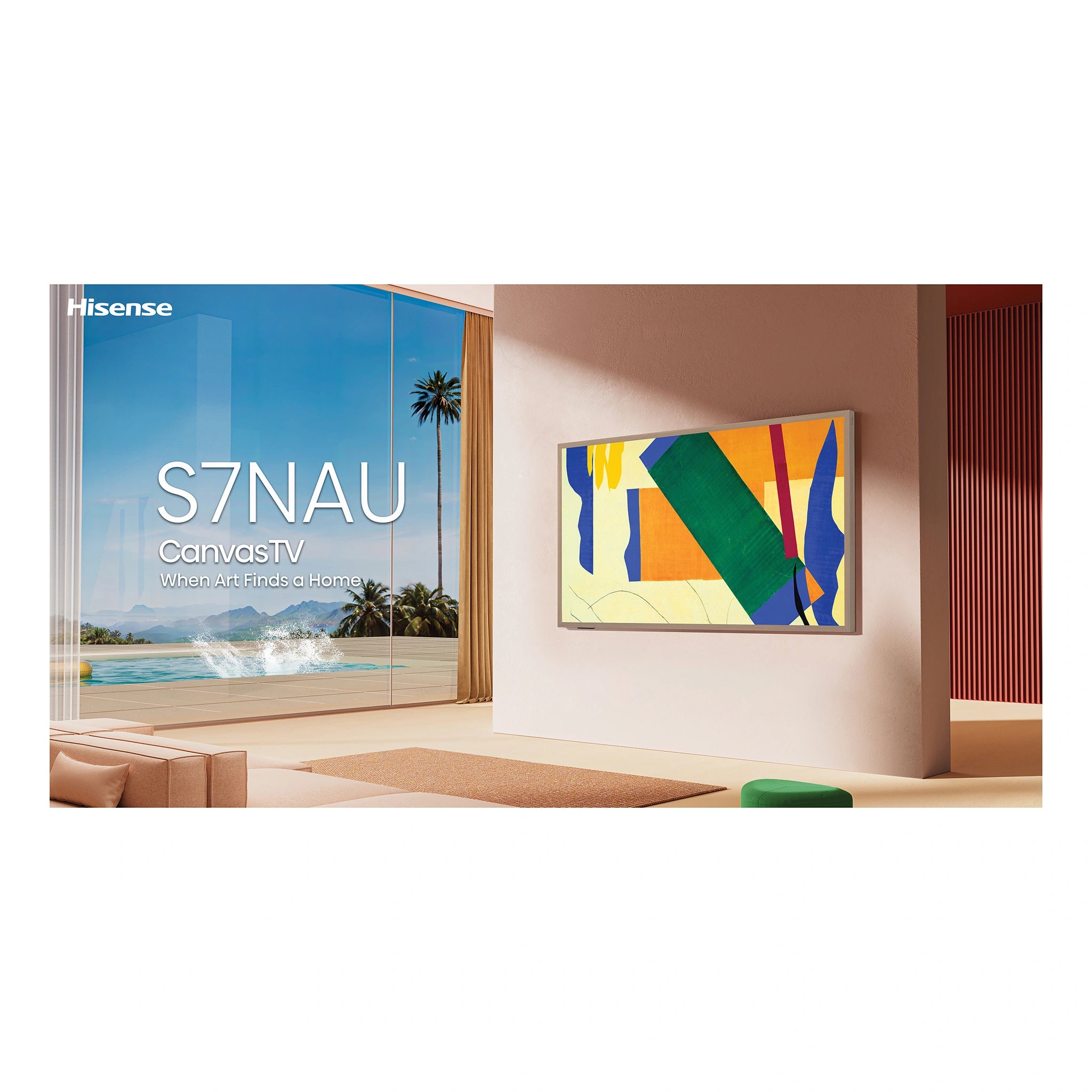 Hisense 55 Inch S7NAU Canvas 4K QLED TV 55S7NAU, Feature