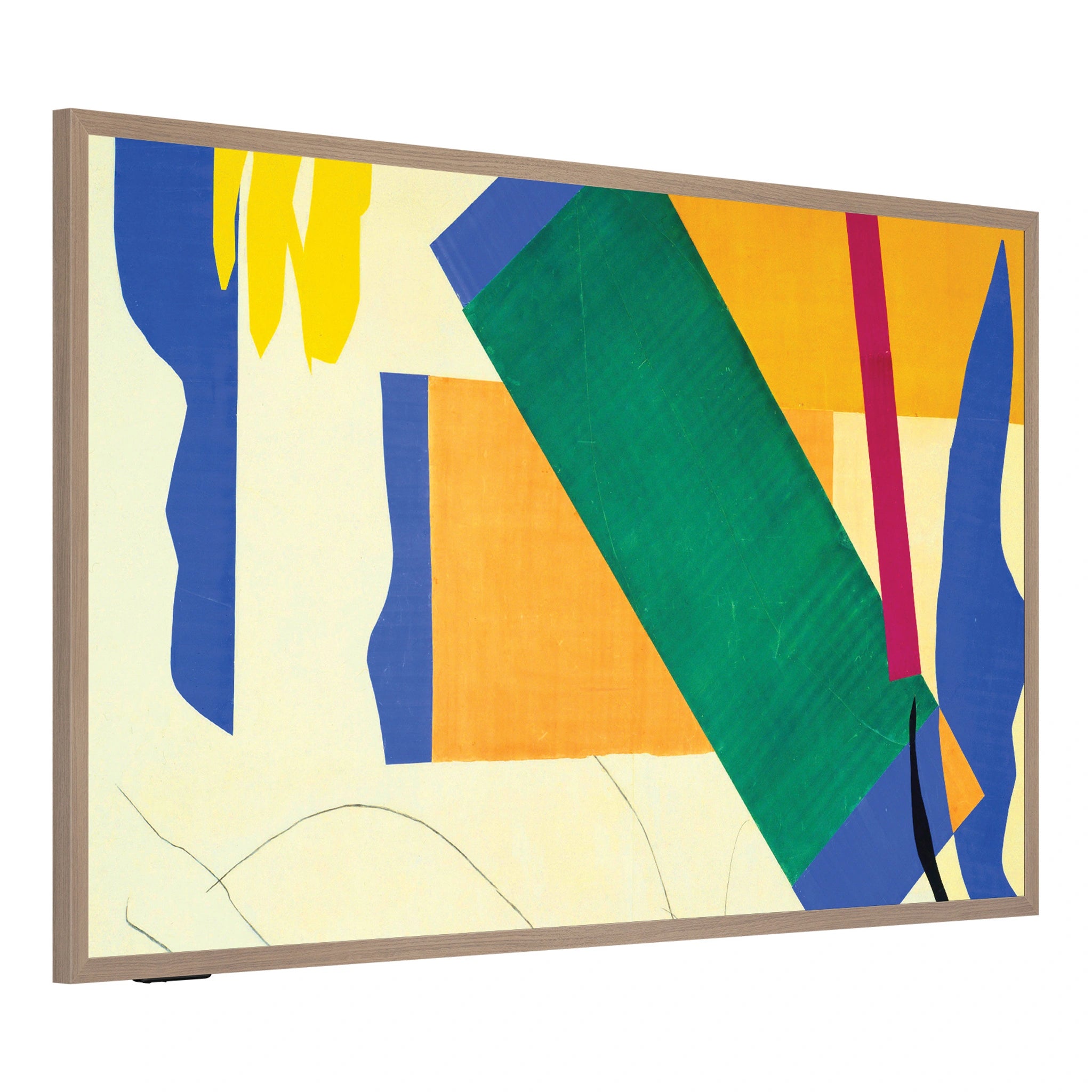 Hisense 55 Inch S7NAU Canvas 4K QLED TV 55S7NAU, Left Side View