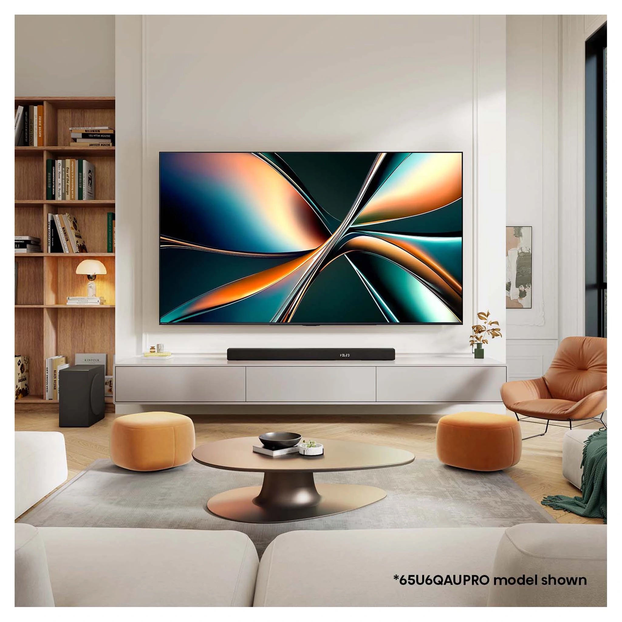 Hisense 55-Inch U6QAU PRO Mini-LED 4K QLED 144Hz Smart TV 55U6QAUPRO, Lifestyle View