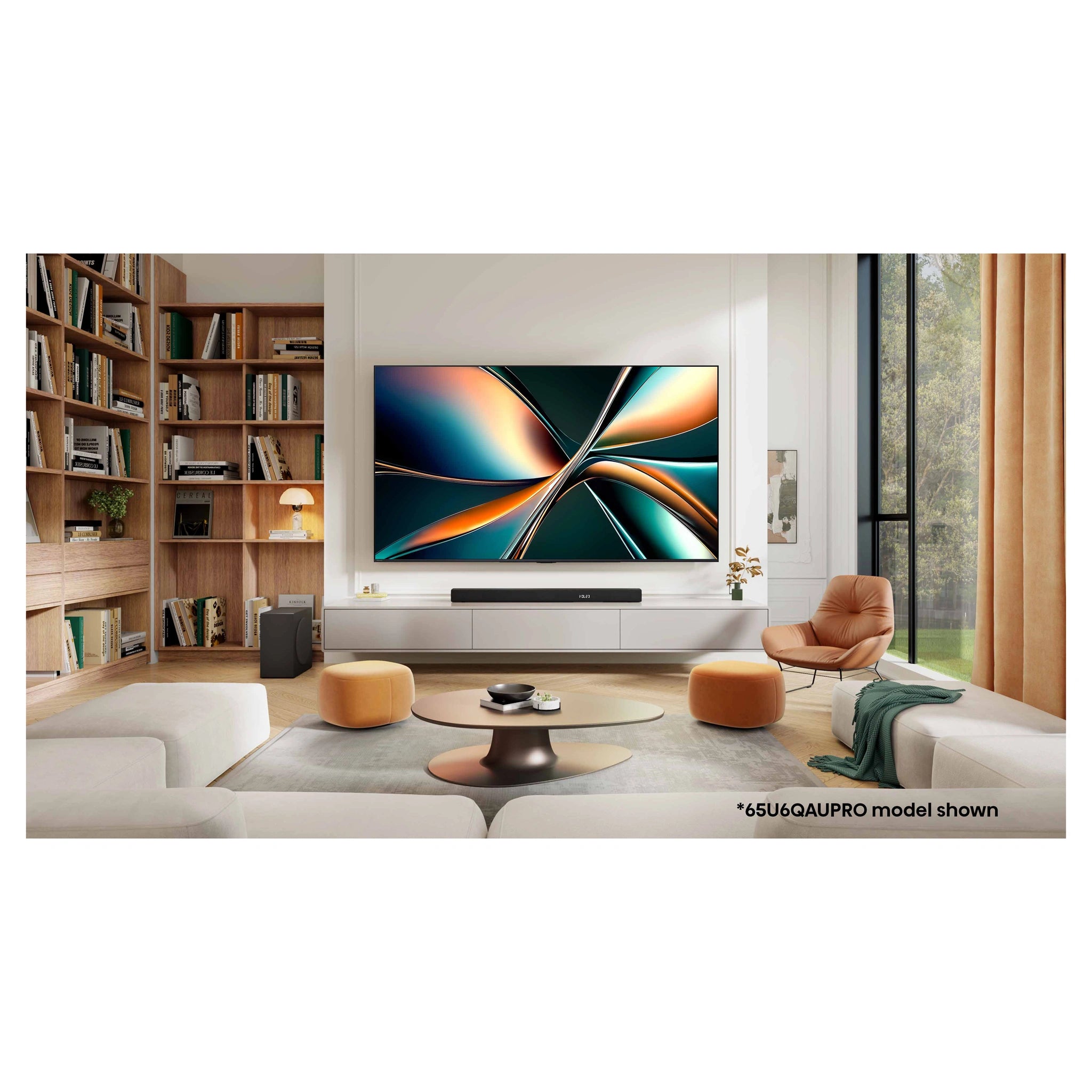 Hisense 55-Inch U6QAU PRO Mini-LED 4K QLED 144Hz Smart TV 55U6QAUPRO, Lifestyle View