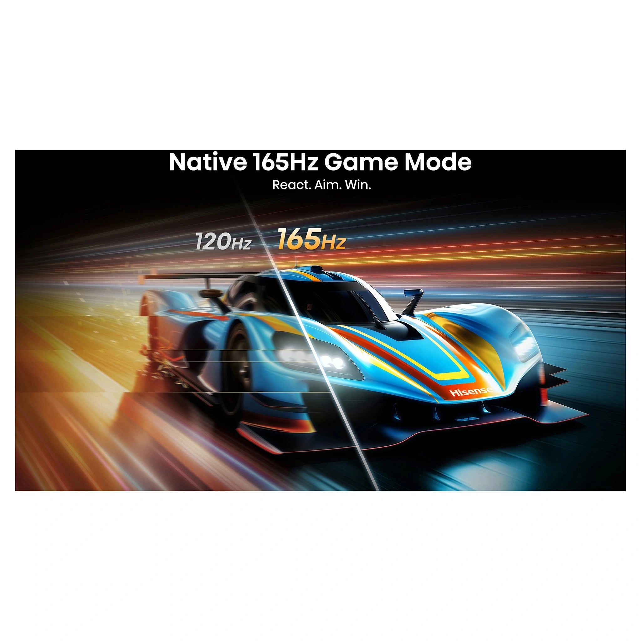 Hisense 55 Inch U7S ULED Mini-LED 165Hz 4K Smart TV 55U7SAU, Game Mode Feature