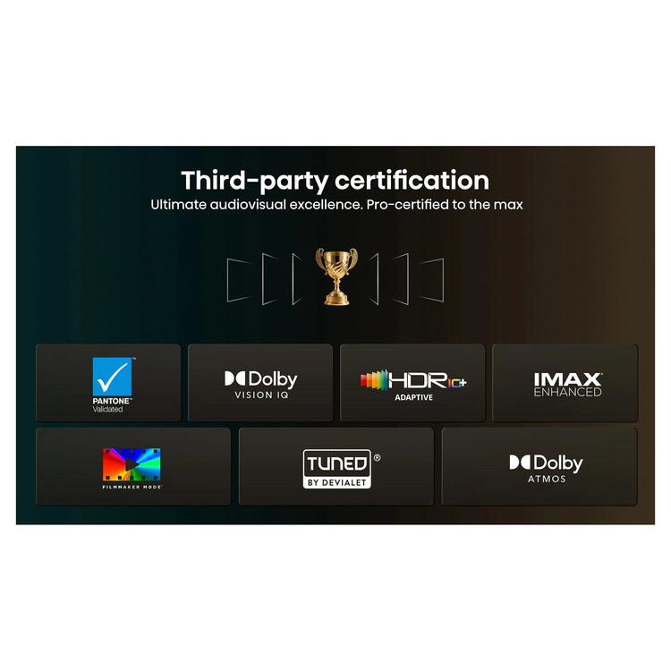 Hisense 65 Inch U6S ULED Mini-LED 144Hz 4K TV 65U6SAU, Certification Feature