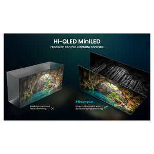 Hisense 65 Inch U6S ULED Mini-LED 144Hz 4K TV 65U6SAU, Hi QLED MiniLED Feature