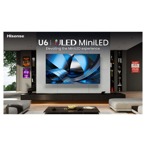 Hisense 65 Inch U6S ULED Mini-LED 144Hz 4K TV 65U6SAU, LED Feature