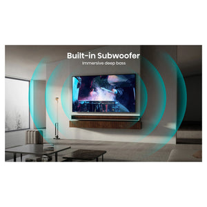 Hisense 65 Inch U6S ULED Mini-LED 144Hz 4K TV 65U6SAU, Subwoofer Feature