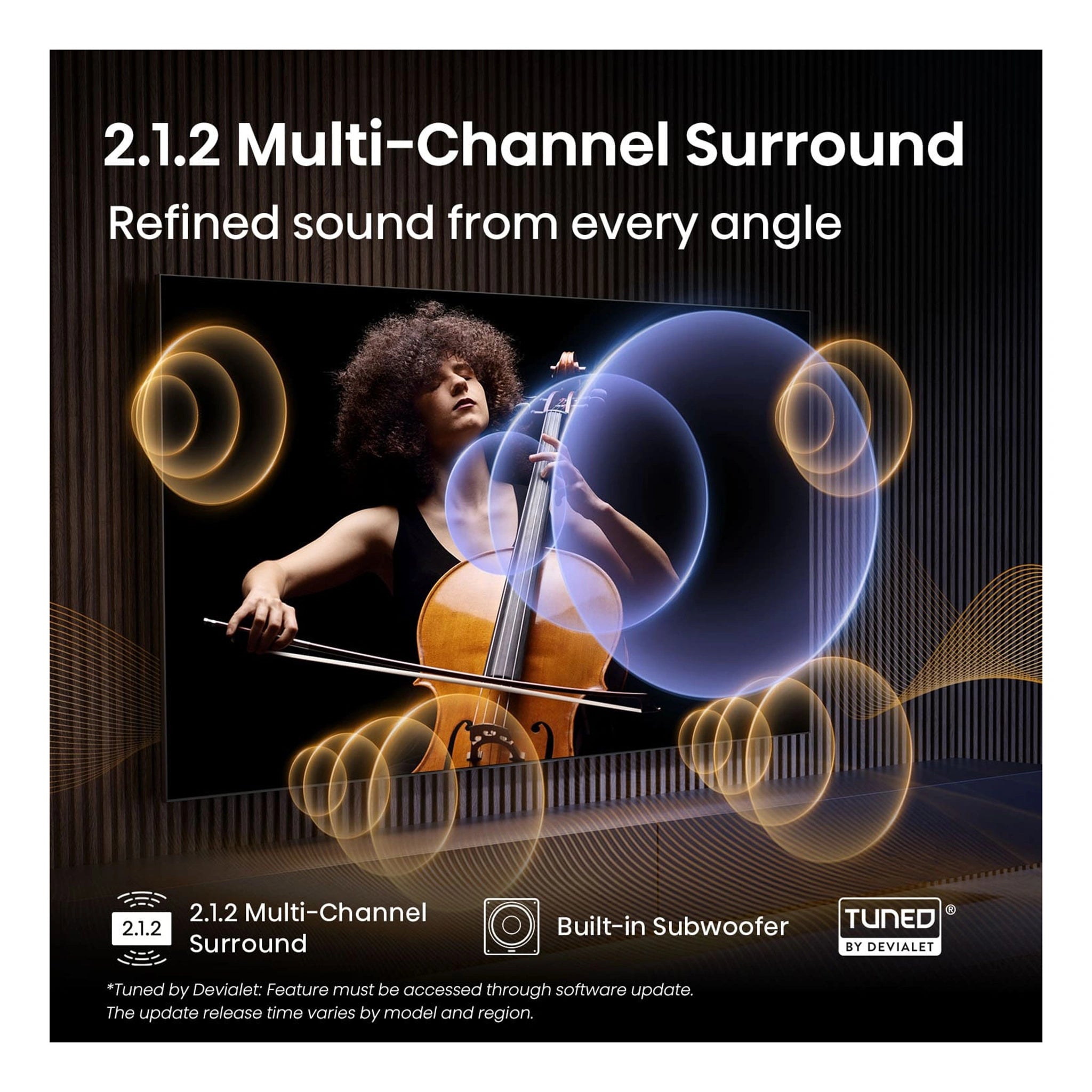 Hisense 85U7QAU 85 inch 4K ULED Mini-LED Smart TV