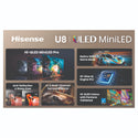 Hisense 85U85AU 85 Inch U85 ULED Mini LED 4K Smart AI TV