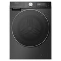Hisense 10kg/6kg Series 7 Charcoal Black Washer Dryer Combo HCF7S1014BX, Front View