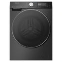 Hisense 10kg/6kg Series 7 Charcoal Black Washer Dryer Combo HCF7S1014BX, Front View