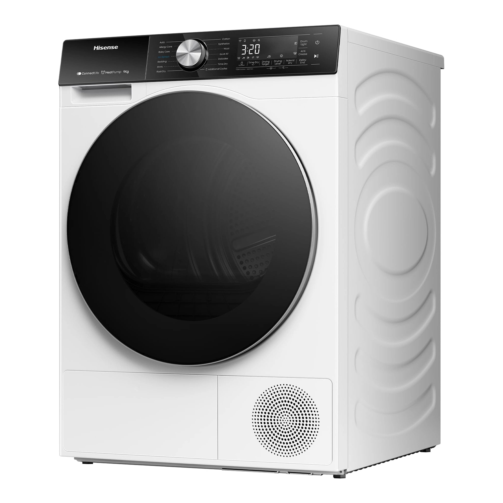 Hisense 9kg Series 5 Heat Pump Dryer HDF5S90H, Right Side View
