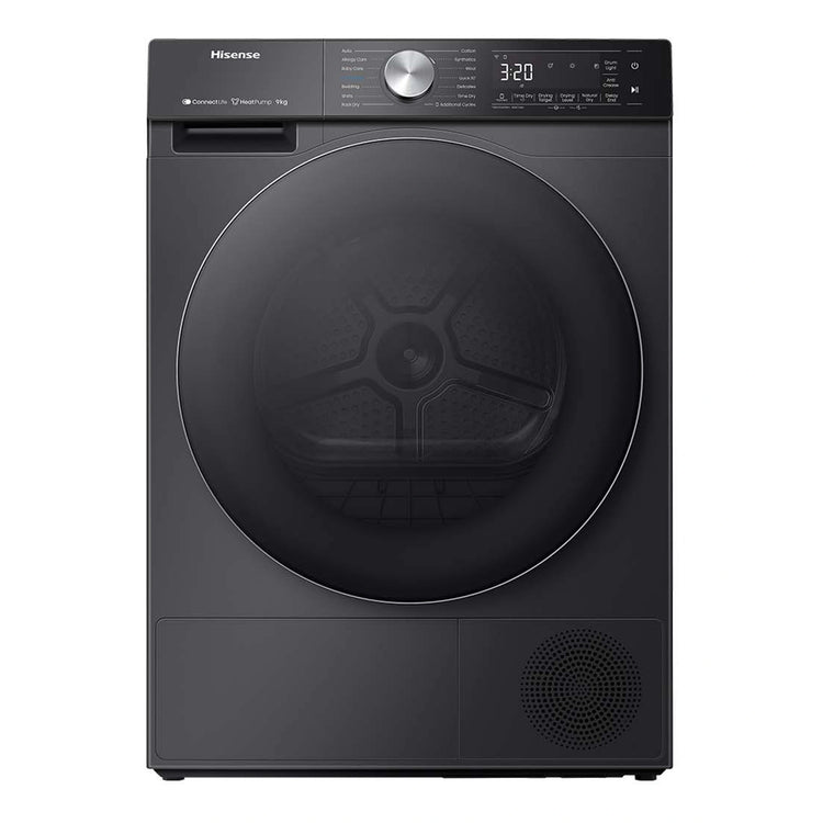 Hisense 9kg Series 7 Heat Pump Dryer HDF7S90HB, Front View