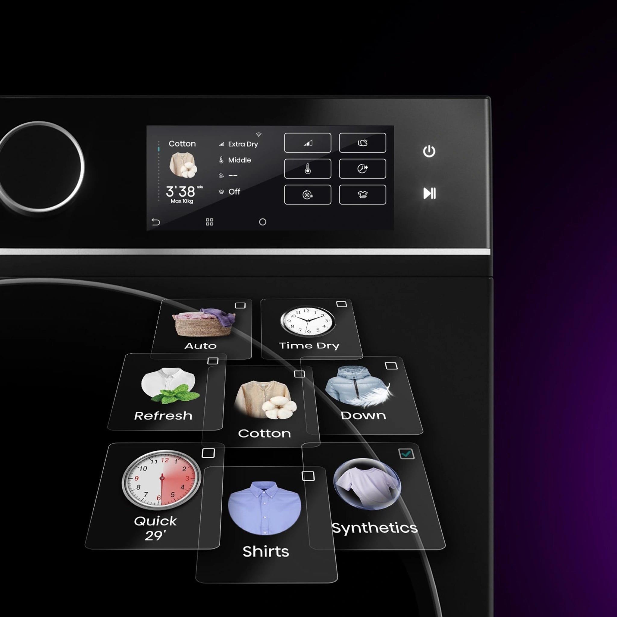 Hisense HDF8I10HB 10kg Series 8i Heat Pump Dryer with Child Lock