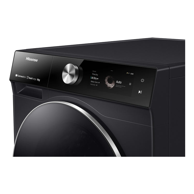 Hisense 10kg Series 9 Heat Pump Dryer HDFS10HPB, Control Panel View 2