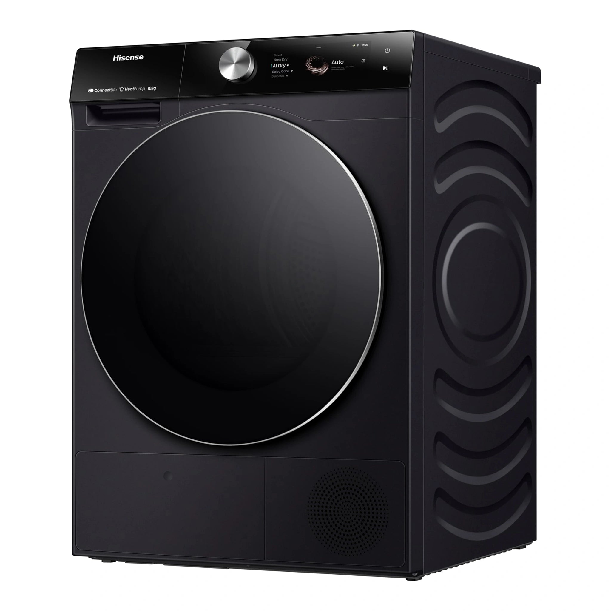 Hisense 10kg Series 9 Heat Pump Dryer HDFS10HPB, Right Side View