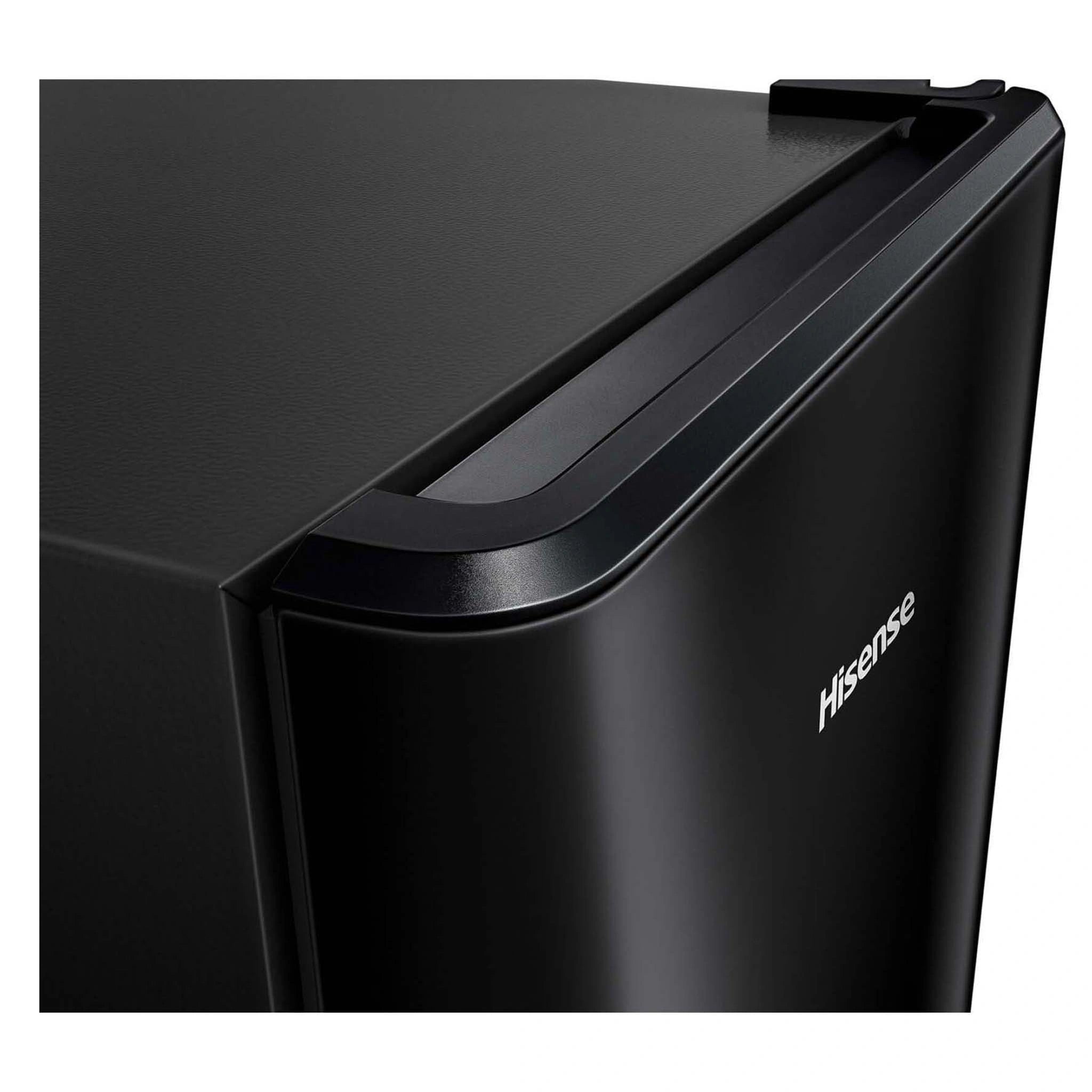 Hisense 179L Black Upright Bar Fridge HRBF179B, Door Handle View