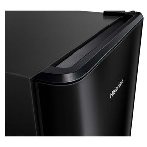 Hisense 179L Black Upright Bar Fridge HRBF179B, Door Handle View