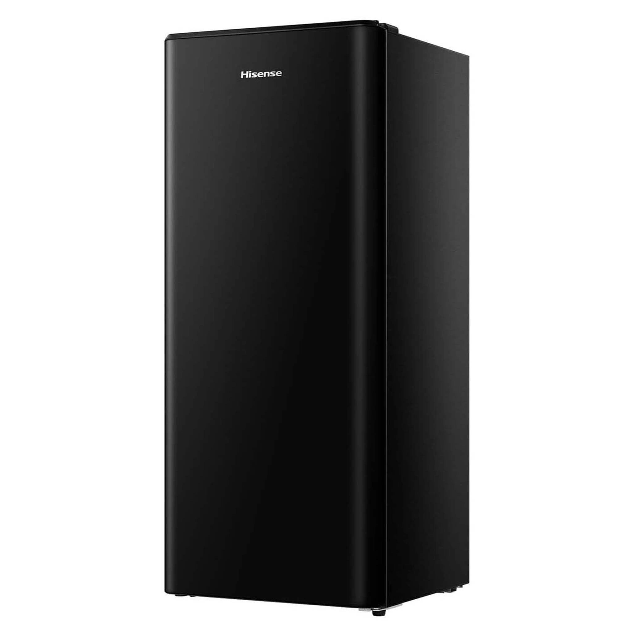 Hisense 179L Black Upright Bar Fridge HRBF179B, Left Side View