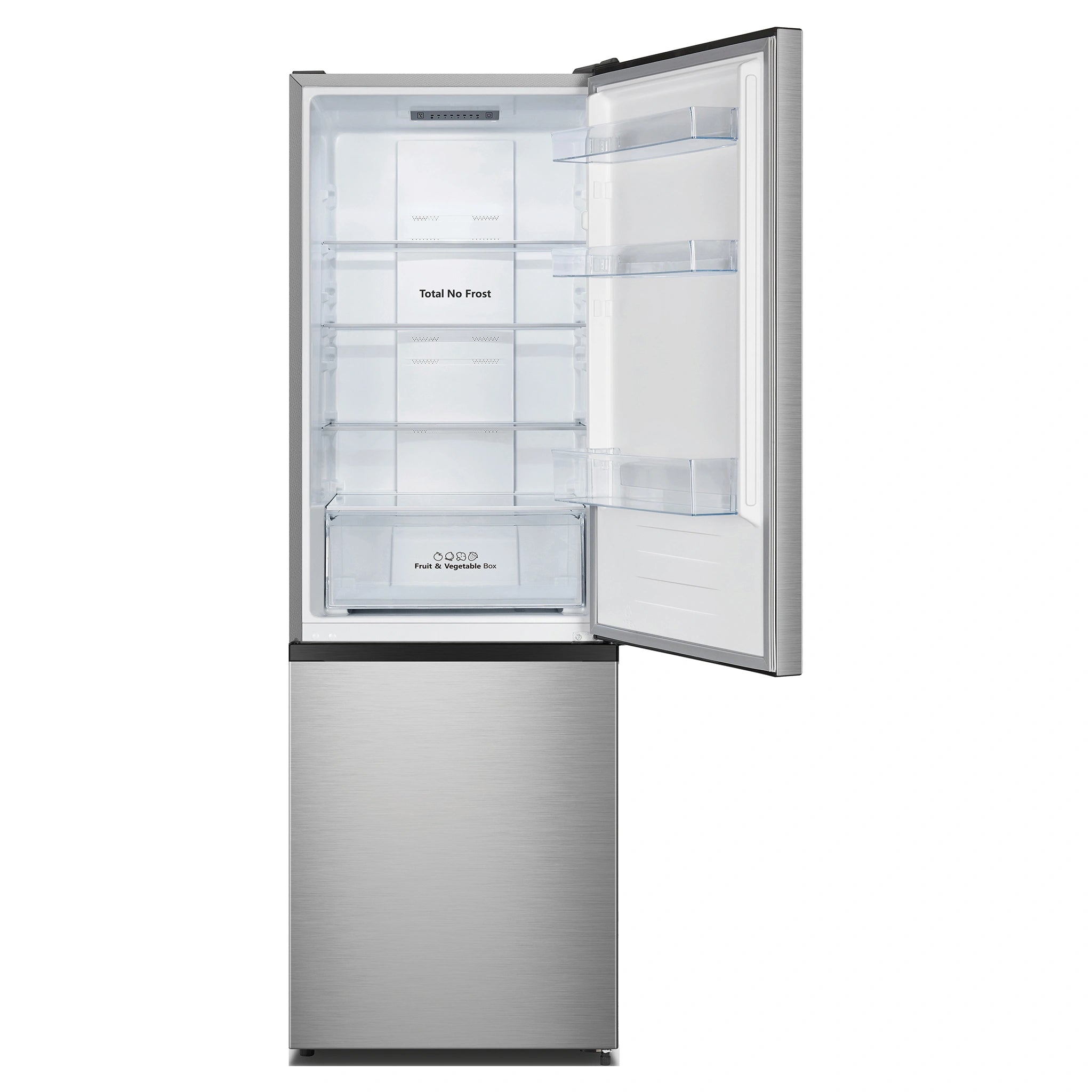 Hisense HRBM292S 292L Bottom Mount Fridge Stainless Steel