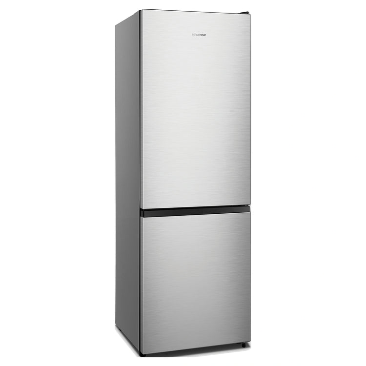 Hisense 292L Bottom Mount Fridge Stainless Steel HRBM292S, Left Side View