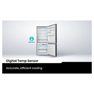 Hisense 417L Bottom Mount Fridge Black Steel HRBM418B, Feature
