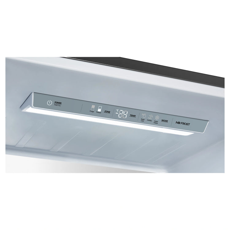 Hisense 417L Bottom Mount Fridge Black Steel HRBM418B, Temperature Control View