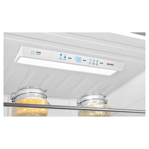 Hisense 482L Bottom Mount Fridge Black Steel HRBM482BW, Control Panel View