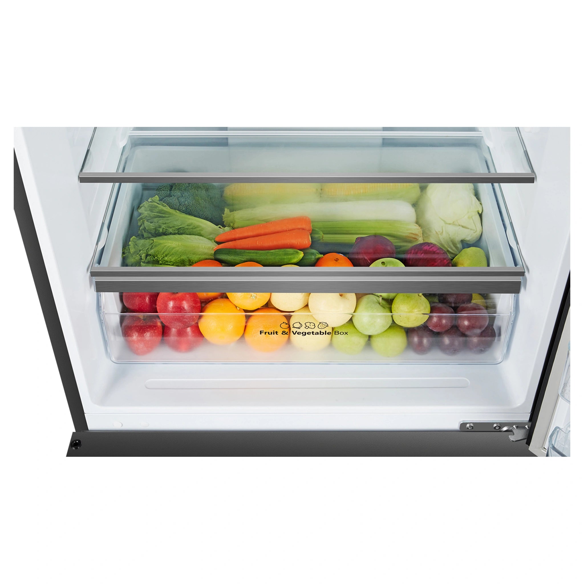 Hisense HRBM482BW 482L Bottom Mount Fridge Black Steel
