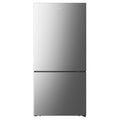 Hisense 503L Bottom Mount Fridge Stainless Steel HRBM503S, Front View