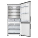 Hisense 503L Bottom Mount Fridge Stainless Steel HRBM503S, Front View With Door Open
