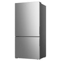 Hisense 503L Bottom Mount Fridge Stainless Steel HRBM503S, Right Side View
